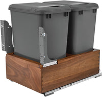 Rev-A-Shelf Double 35 Qrt Waste Container 4WC-WN-18DM2-SC