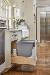 Rev-A-Shelf Double 35 Qrt Pull-Out Waste Container 4WCBM-18DM-2