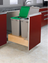 Rev-A-Shelf Double 50 Qrt Pull-Out Waste Container 4WCBM-2150DM-2
