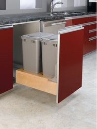 Rev-A-Shelf Double 50 Qrt Pull-Out Waste Container 4WCBM-2150DM-2