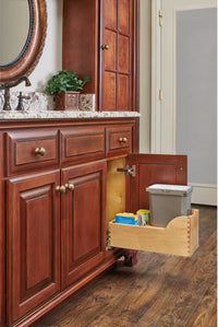 Rev-A-Shelf Vanity Depth 8L Pull-Out Waste Container 4WCSC-128-19-1