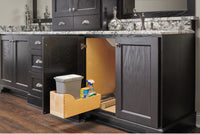 Rev-A-Shelf Vanity Depth 8L Pull-Out Waste Container 4WCSC-128-19-1