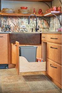 Rev-A-Shelf Tip-On Kit for 15 in 4WC/4WCSC Series Waste Container 4WC-TOKIT-15
