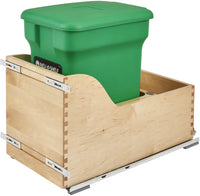Rev-A-Shelf Pull-Out Green Compost bin 4WCSC-CKGR-1