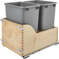 Rev-A-Shelf Servo Double 35 Qrt Pull-Out Waste Container 4WCSD-1835DM-2