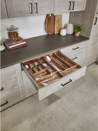 Rev-A-Shelf 24 in Short Walnut Utility Tray Insert 4WUT-WN-3SH