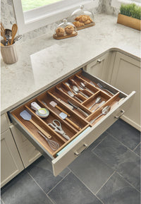 Rev-A-Shelf Short Walnut Cutlery Tray Insert 4WCT-WN-1SH