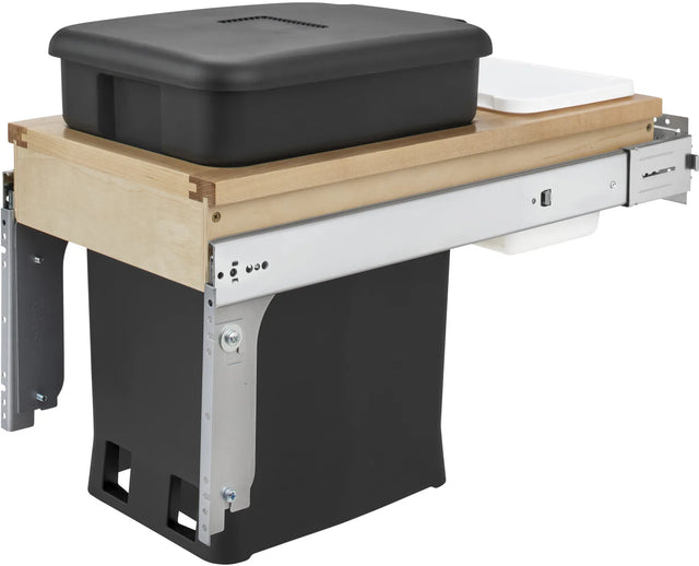 Rev-A-Shelf 12 in Compo Maple Top mount Pullout 4WCTM-12CKSCDM1