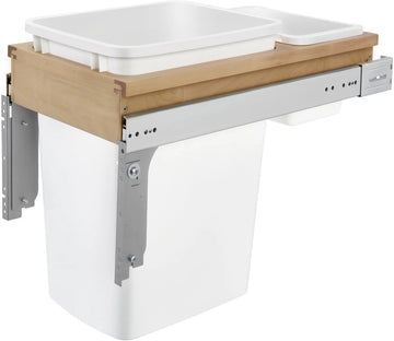 Rev-A-Shelf 35 Qrt Top mount Waste Container 4WCTM-12DM1-175