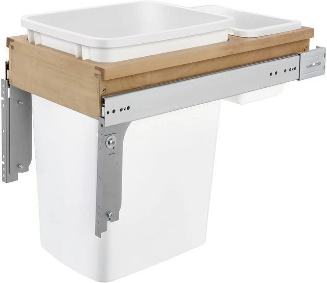 Rev-A-Shelf 35 Qrt Top mount Waste Container 4WCTM-12DM1-175