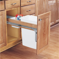 Rev-A-Shelf 35 Qrt Top mount Waste Container 4WCTM-1818DM-1-162