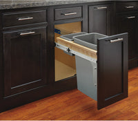 Rev-A-Shelf 35 Qrt Top mount Waste Container 4WCTM-12INDM-1
