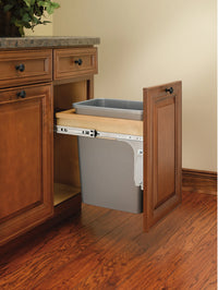 Rev-A-Shelf 35 Qrt Top mount Waste Container 4WCTM-1516DM-1