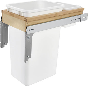 Rev-A-Shelf 50 Qrt Top mount Waste Container 4WCTM-1550DM-1
