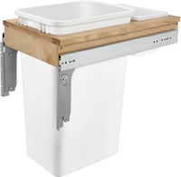 Rev-A-Shelf 50 Qrt Top mount Waste Container 4WCTM-1550DM1-343-FL