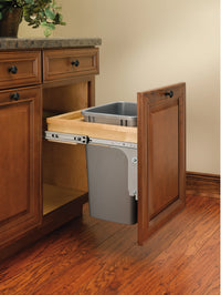 Rev-A-Shelf 35 Qrt Top mount Waste Container 4WCTM-1816DM-1