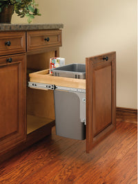 Rev-A-Shelf 35 Qrt Top mount Waste Container 4WCTM-1816DM-1