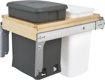 Rev-A-Shelf 15 in Compo+ Maple Top mount Pullout 4WCTM-18CKOGSCDM2