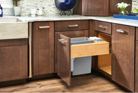 Rev-A-Shelf 35 Qrt Top mount Waste Container w/Rev-A-Motion 4WCTM-RM-1835DM-1
