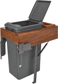 Rev-A-Shelf 50 Qrt Top mount Waste Container w/Rev-A-Motion 4WCTM-WNRM-1850DM-1