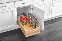 Rev-A-Shelf 14 in Wood Tall Pullout Drawer Soft-Close 4WDB7-SC-1