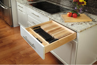 Rev-A-Shelf Knife Block Drawer Insert-Wood 4WKB-1
