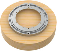 Rev-A-Shelf 10 in Wood Full Circle Lazy Susan w/Swivel Bearing 4WLS001-10-B52