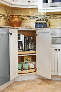 Rev-A-Shelf 18 in Wood Full Circle Lazy Susan Shelf Only 4WLS001-52