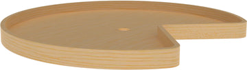 Rev-A-Shelf 32 in Wood Kidney Lazy Susan Shelf Only 4WLS401-32