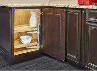 Rev-A-Shelf 32 in Wood Half Moon Lazy Susans 2-Tier 4WLS882-570
