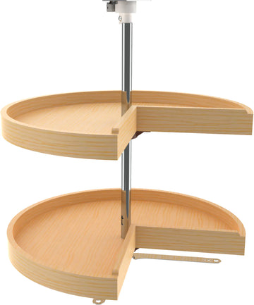 Rev-A-Shelf 24 in Wood Pie-Cut Lazy Susans 2-Shelf 4WLS942-52