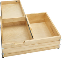 Rev-A-Shelf 28.5 in Frameless Tiered Deep Drawer 4WTCDD-724FLSC-1