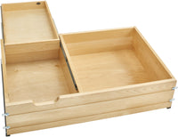 Rev-A-Shelf 34.5 in Frameless Tiered Deep Drawer 4WTCDD-876FLSC-1