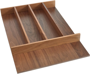 Rev-A-Shelf 18.5 in Short Walnut Utility Tray Insert 4WUT-WN-1SH