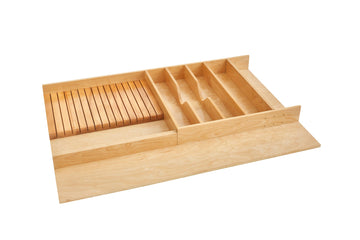 Rev-A-Shelf 33 in Combo Utility/Knife Tray Insert 4WUTKB-36-1