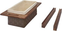 Rev-A-Shelf 15'' Woven Basket w/Walnut Rails 4WV-15WN