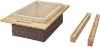 Rev-A-Shelf 18'' Woven Basket w/ Rails 4WV-18