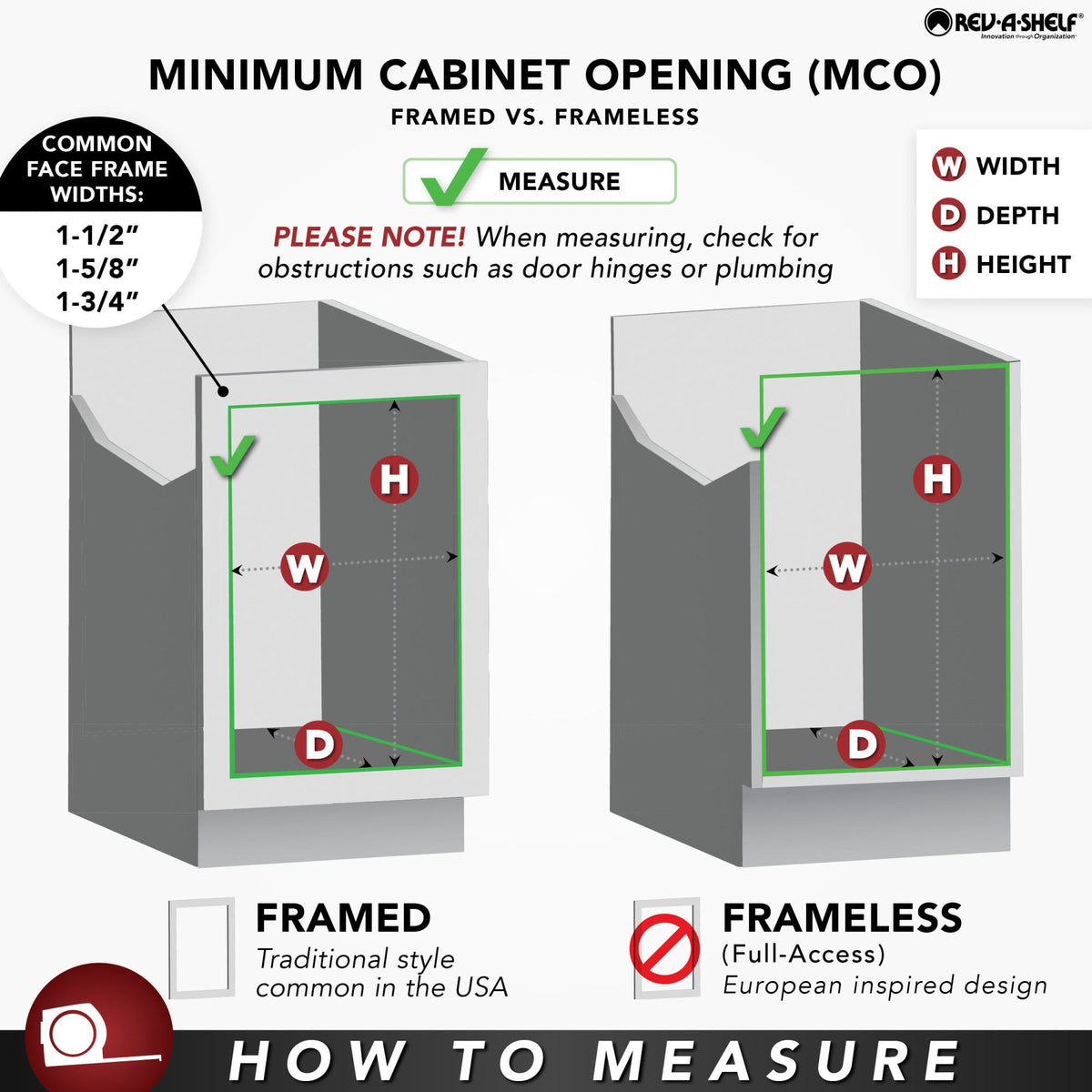 Rev-A-Shelf Aluminum Pull-Out Hamper 5190-15RM
