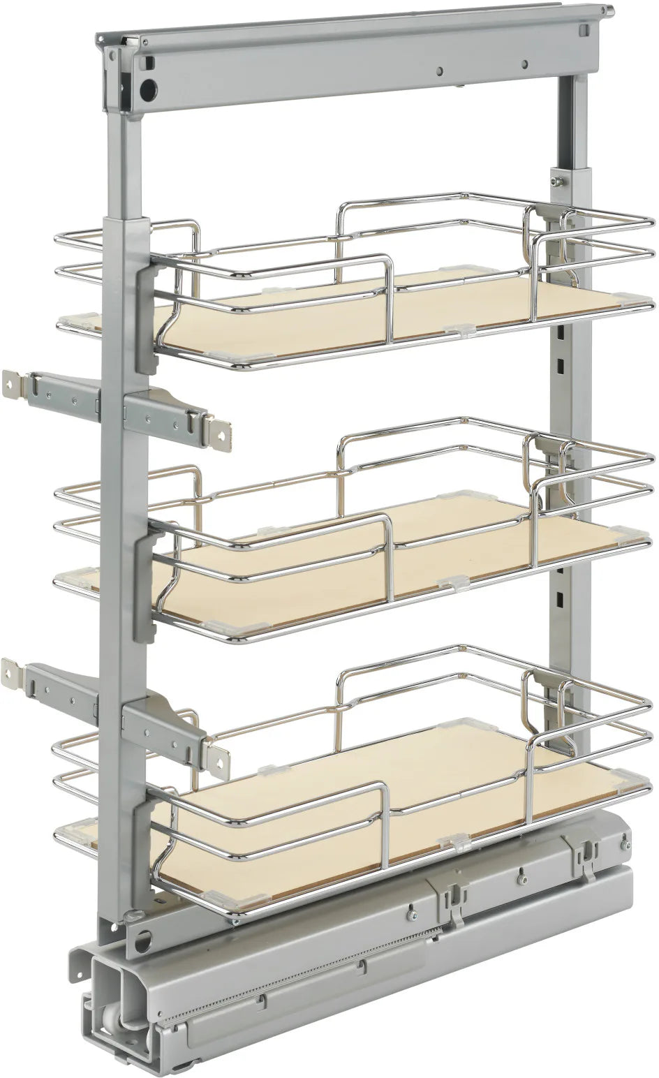 Rev-A-Shelf 9 in Short Pullout Maple Pantry w/Soft-Close 5225-09-MP