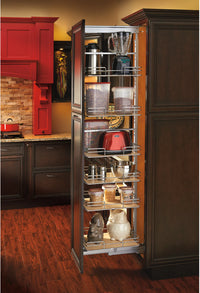 Rev-A-Shelf 9 in Tall Pullout Maple Pantry w/Soft-Close 5258