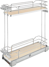 Rev-A-Shelf Two-Tier Wire Organizer with Blum Soft-Close 5322-BCSC-6-MP