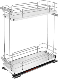 Rev-A-Shelf Two-Tier Wire Organizer with Blum Soft-Close 5322-BCSC-8