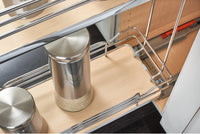Rev-A-Shelf Two-Tier Wire Organizer with Blum Soft-Close 5322-BCSC-8