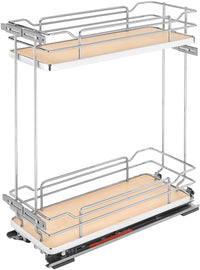 Rev-A-Shelf Two-Tier Wire Organizer with Blum Soft-Close 5322-BCSC-8-MP