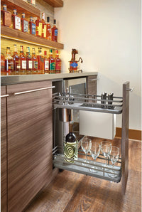 Rev-A-Shelf Two-Tier Knife Organizer with Blum Soft-Close 5322KB-BCSC-6