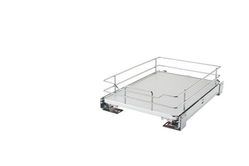 Rev-A-Shelf 15 in Solid Bottom Pullout Baskets w/Soft-Close 5330-15