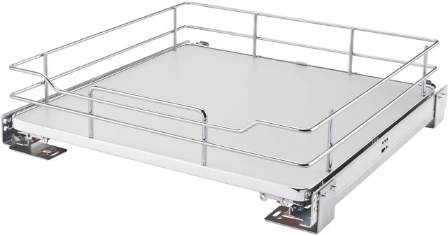 Rev-A-Shelf 21 in Solid Bottom Pullout Baskets w/Soft-Close 5330-21