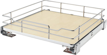 Rev-A-Shelf 21 in Solid Bottom Pullout Baskets w/Soft-Close 5330-21BCSC-MP