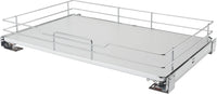 Rev-A-Shelf 33 in Solid Bottom Pullout Baskets w/Soft-Close 5330-33BCSC-GR