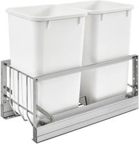 Rev-A-Shelf Double 27 Qrt Pull-Out Waste Containers 5349-1527DM